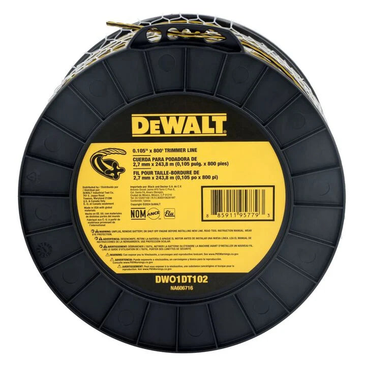 DEWALT 0.105 Inch x 700 Ft. Trimmer Line