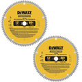 DEWALT 12-in 80T and 12-in 32T Saw Blade