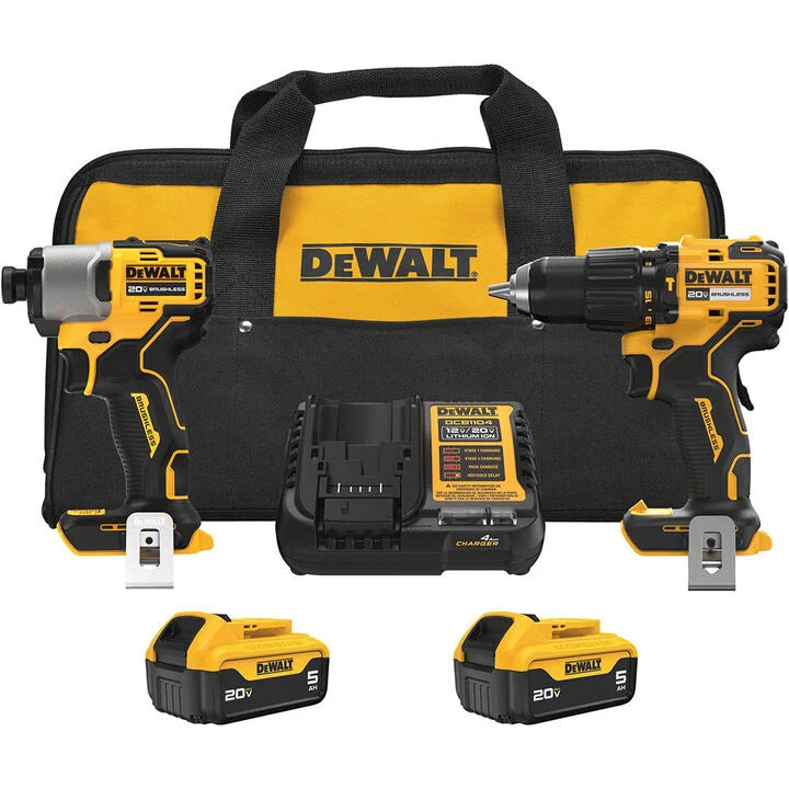 DEWALT 20V MAX  2-Tool Hammer Drill and Impact Combo Kit