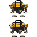 DEWALT 20V MAX Compact Drill/Driver & Impact Driver Combo Kit Bundle
