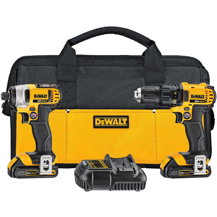 DEWALT 20V MAX Compact Drill/Driver / Impact Driver Combo Kit