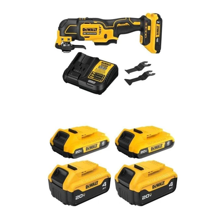 DEWALT 20V MAX Cordless Multi-Tool Kit & 20V MAX Battery Pack Bundle