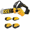 DEWALT 20V MAX Cordless Pruning Chainsaw & Battery Pack Bundle