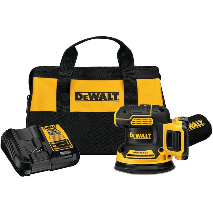 DEWALT 20V MAX XR 5 in Cordless Random Orbital Sander Kit (2.0Ah Battery)