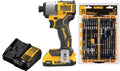 DEWALT 20V MAX XTREME Brushless 1/4 Inch Impact Driver Drill Kit & Rapid Load Accessory Set With Toughcase+ Bundle