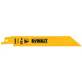 DEWALT 6-in 24TPI Straight Back Bi-Metal Reciprocating Saw Metal Cutting Blades
