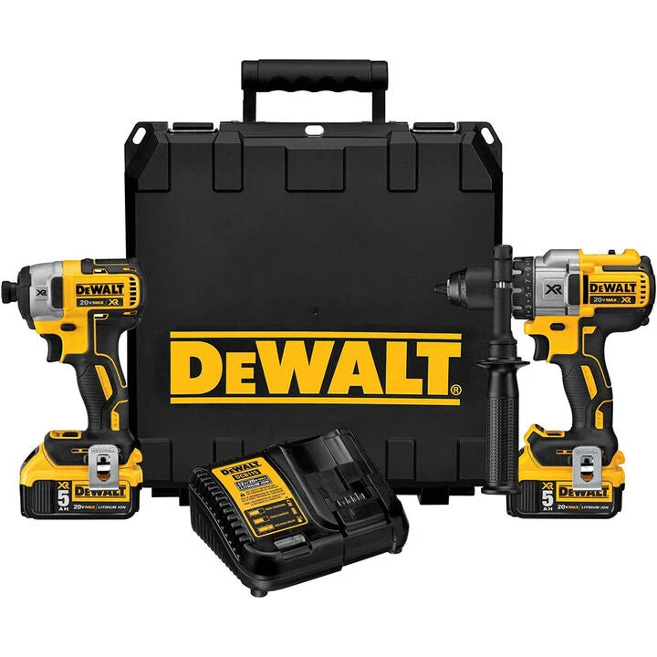 DEWALT DW 20V MAX XR Hammer Drill & Impact Driver Combo Kit
