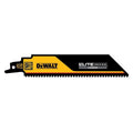 DEWALT ELITE SERIES Reciprocating Saw Blade 1pk Carbide Tipped 6in 8 TPI Metal Cutting