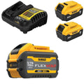 DEWALT FLEXVOLT 20/60V MAX 12Ah Battery & 20V MAX Starter Kit Bundle