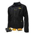 DEWALT Mens Heated Kit Soft Shell Jacket with Battery/Charger Black 3X