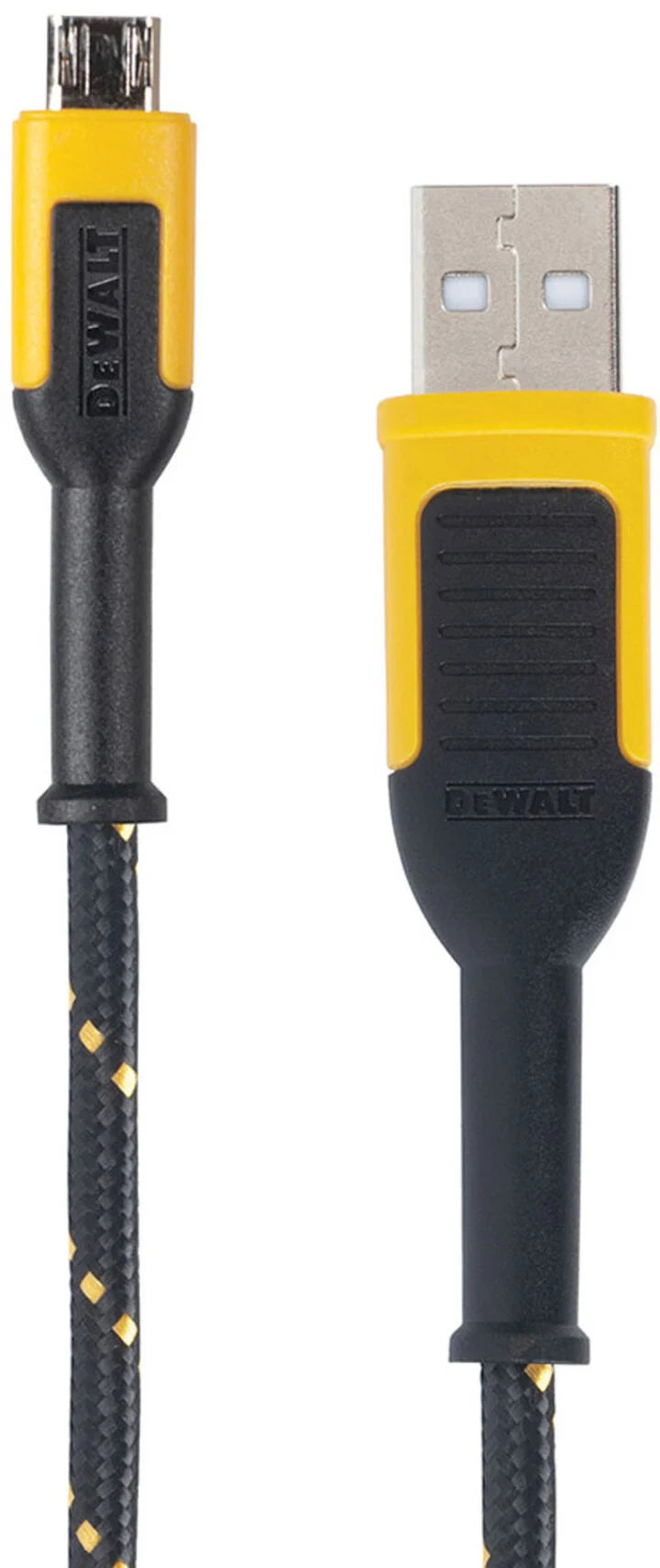 DEWALT Phone Charger Micro USB Reinforced Braided Cord 10'