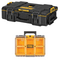 DEWALT ToughSystem 2.0 Toolbox & Deep Compact Organizer Bundle